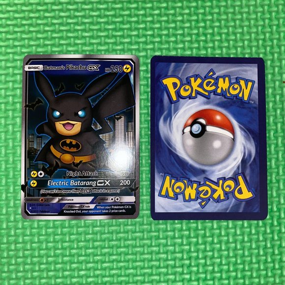 Toys | Batman Pikachu Custom Made Card | Poshmark Toys | Batman Pikachu Custom Made Card | Poshmark
